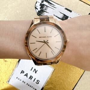 Michael Kors MK4542 Slim Runway Two-Tone Ladies Watch